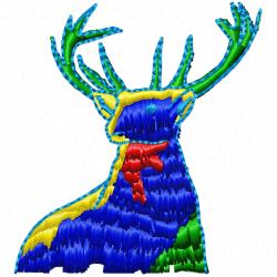 Gazelle Embroidery Design 1